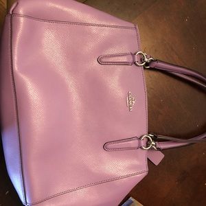 Light purple coach purse